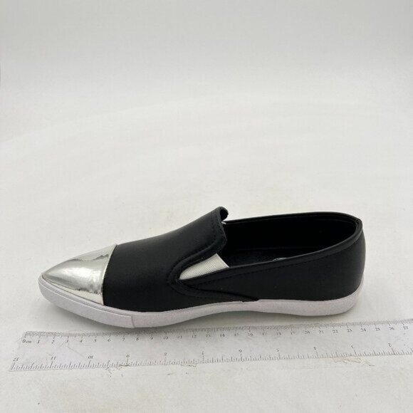 Women's Invisible Height Increasing Elevator Shoes - Black Leather - Picture 2 of 6